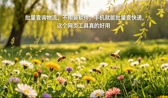 不用装软件，手机就能批量查快递，这个网页工具真的好用