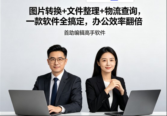 多功能办公软件推荐｜一款搞定物流查询+文件整理+图片处理，告别加班