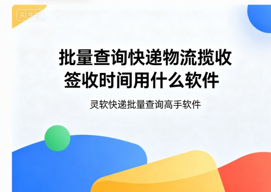 灵软快递批量查询高手 多平台发文成品版