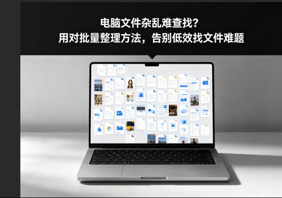 电脑文件杂乱难查找？用对批量整理方法，告别低效找文件难题