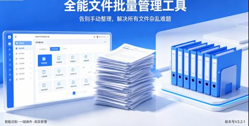 如何彻底告别文件杂乱？这可能是你从未想过的「批量管理」终极思路