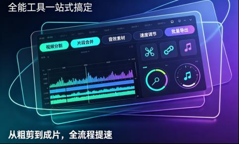 别再东拼西凑了！这款工具搞定剪辑全流程，效率翻倍